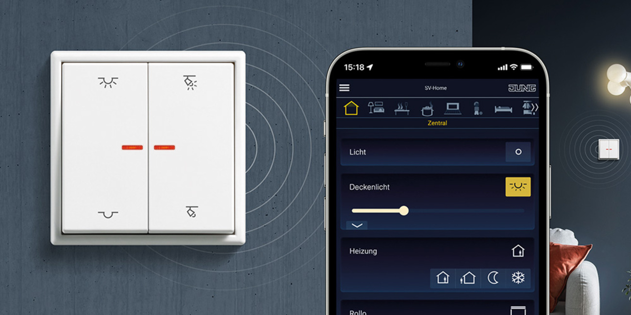 KNX RF Taster bei E-U-B Elektrotechnik Uli Bär in Kastl